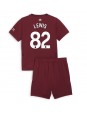 Manchester City Rico Lewis #82 Tredjedraktsett Barn 2024-25 Korte ermer (+ bukser)